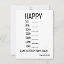 Suche nach 5 jahrestag karten Jubiläumskarten