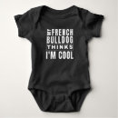 Recherche de bulldog bébé vêtements Drôle