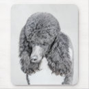 Recherche de caniche noir tapis souris Blanc