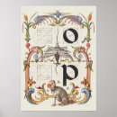 Suche nach vintage kalligraphie poster Alphabet