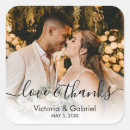 Recherche de noir et blanc merci autocollants Amour et remerciements