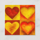 Recherche de rouge jaune cartes visite Peinture
