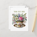 Recherche de tasses de thé cartes postales Fleurs