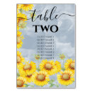 Recherche de sunflower numbers cartes table Aquarelle