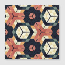 Recherche de hexagone vœux cartes Abstrait