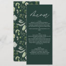 Recherche de botanique élégant mariage menus Rustique