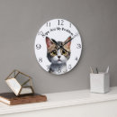 Recherche de chat drôle horloges Chaton