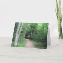 Recherche de chemin forestier vœux cartes Bois