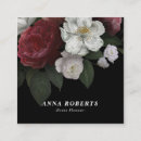 Recherche de floral rouge cartes visite Cru