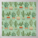 Recherche de watercolor posters Cactus