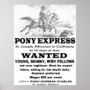Suche nach pony express poster Lieferung