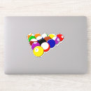 Recherche de grand huit autocollants Billard