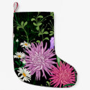 Recherche de fleurs sauvages chaussette de noël Transparent