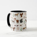 Recherche de vintage western tasses Cowgirl