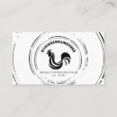 Recherche de volailles cartes visite Simple