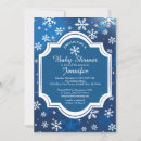 Recherche de wonderland baby shower invitations Flocons de neige