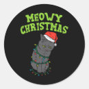 Recherche de mauvais chat autocollants Noël