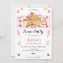 Recherche de nourriture mignonne invitations Pour enfants