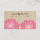Recherche de marguerite rose de gerbera cartes visite Fleurs