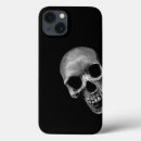 Recherche de crâne humain iphone coques Noir et blanc
