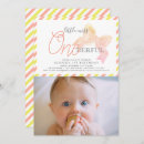 Recherche de miss onederful invitations Baby girl