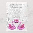 Recherche de deux cygnes invitations Lac
