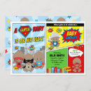 Recherche de superhero baby shower invitations Super héros