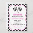 Recherche de voiture sport invitations D'anniversaire de course