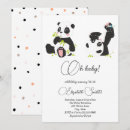 Recherche de pandas mignons invitations Fille