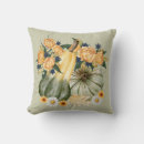 Recherche de cottage floral coussins Vert sauge