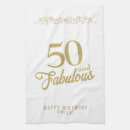 Suche nach 50 geburtstag geschirr tücher Gold
