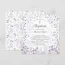 Recherche de carrées baptême invitations Floral