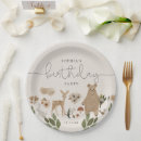 Recherche de cerf assiettes en papier Boisé