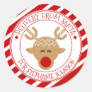 Recherche de timbre rouge autocollants De père noël