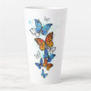 Recherche de papillon bleu morpho tasses Illustration