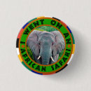 Recherche de animaux africains badges Éléphant