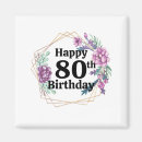 Recherche de 80 ans magnets Anniversaire heureux