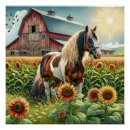 Recherche de soleil levant posters Cheval