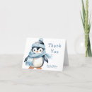 Recherche de de pingouin vœux cartes Baby shower d'hiver