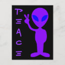 Suche nach alien des friedens postkarten Extraterrestrisch