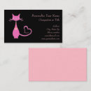 Recherche de chats vintages cartes visite Professionnel