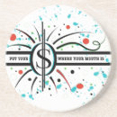 Recherche de bouche dessous de verres Illustration