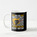 Recherche de guitare basse électrique tasses Rock