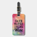 Suche nach wein gepäckanhänger Aquarell