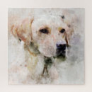Suche nach labrador retriever puzzle Aquarell
