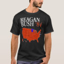 Recherche de reagan bush tshirts Blanc