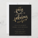 Recherche de quarantième partie invitations 40 ans