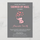 Recherche de pink elephant baby shower invitations Éléphant