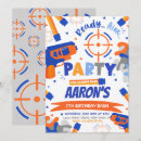 Recherche de nerf invitations Garçons