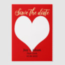 Recherche de marié en rouge invitations Enregistrer la date